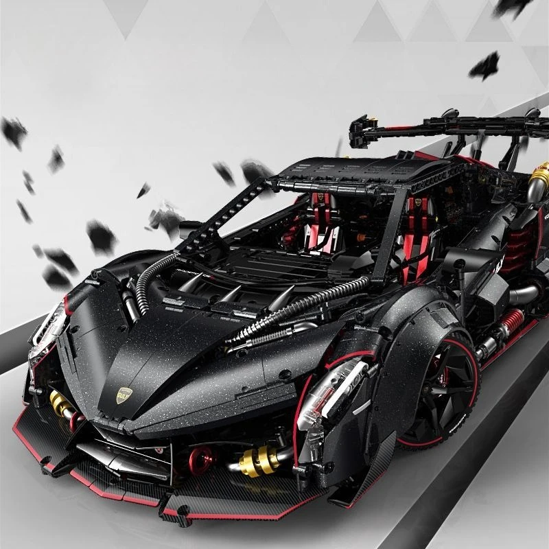 3809PCS Technical 1:8 Sport Supercar Building Blocks Mechanical Speed Racing Vehicle Model Construction Bricks Toys For Kid MOC