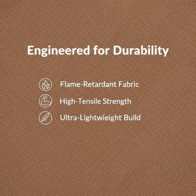 New 20D Nylon Ultralight Camping Stove Windbreak Wind Screen Shield Fire Retardant No Poles Ropes Windproof Privacy Windscreen