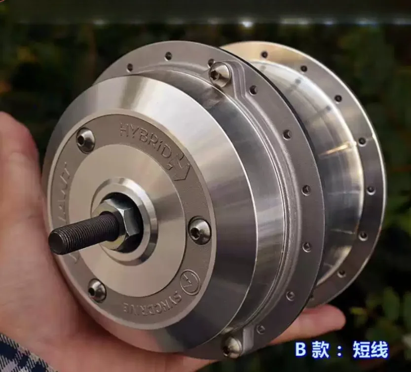 Wheel Motor Electric Power Mountain Bike Brushless One-way Clutch Gear Reduction