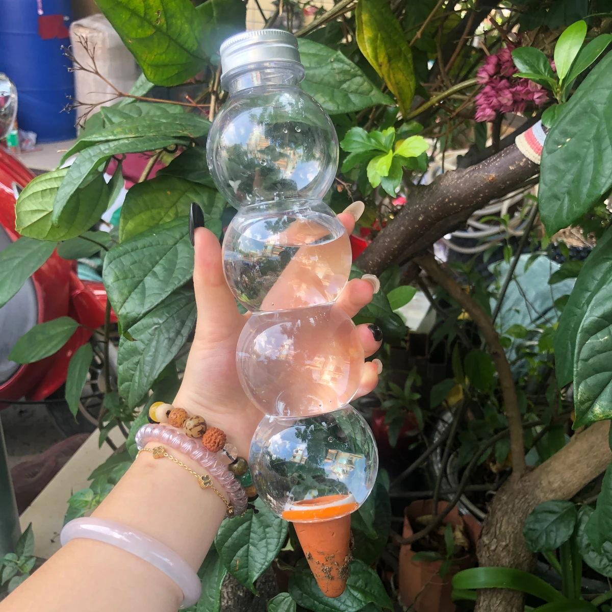 2 Pcs Automatic Plant Watering System Indoor Outdoors Garden Supplies Plants Irrigation System Self Watering view 6
