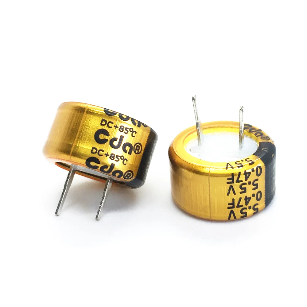 CB Super Capacitors CDA 5.5V 0.47F CB5R5474C C-Type Button Capacitor Farrah SuperCapacitors