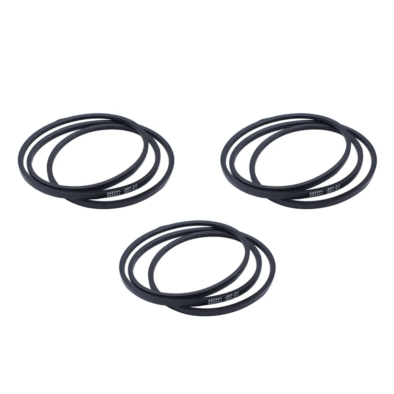 3X 42 Inch Mower Deck Drive V-Belt 1/2 X 88 Inch Belt Replacement 144200 For Craftsman LT1000 Murray Poulan Husqvarna