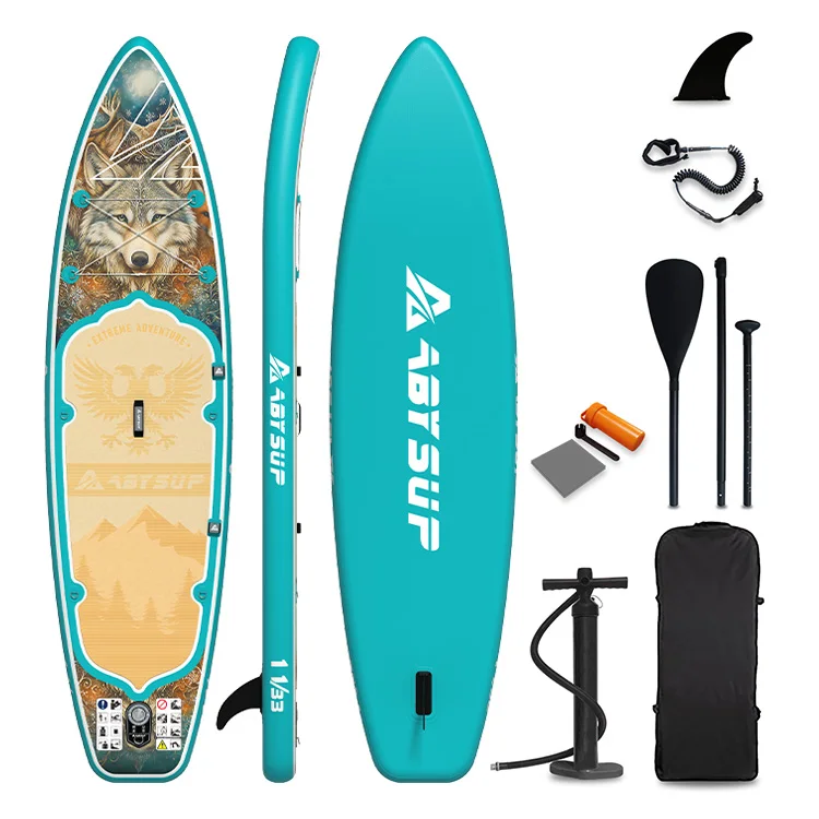 Drop Stitch Rigid SUP Board, Free Design Inflatable Stand Up Paddle Board Factory Supply