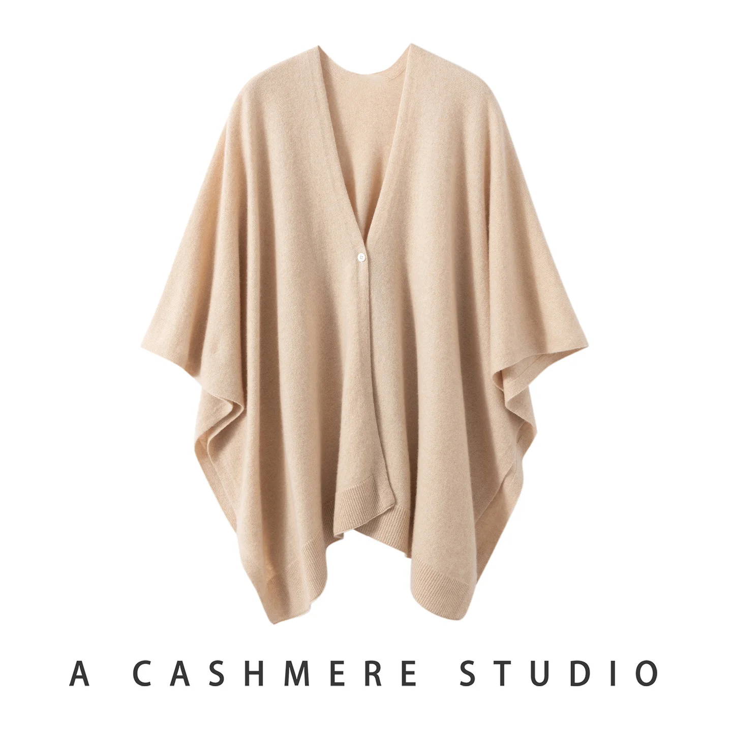 100% Cashmere Sleeveles Shawl For Women Autumn Winter Soft Shawl High Quality Cashmere Knitwear Wraps Shawl Scarf Top