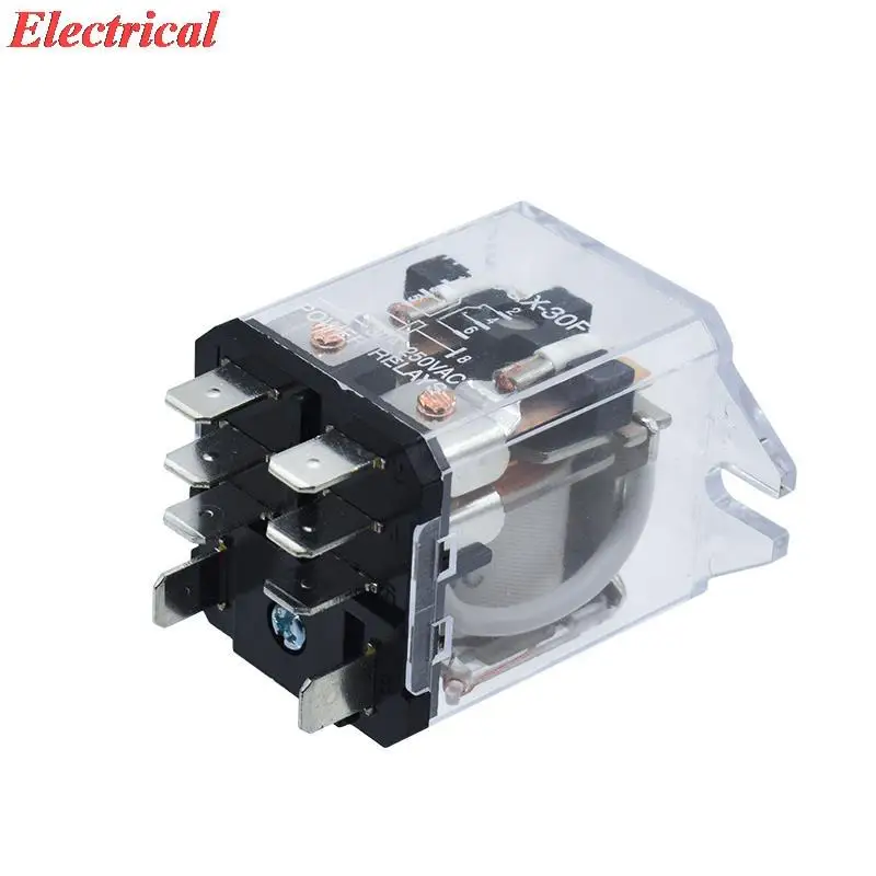 1PC JQX-30F-2Z 30A General Purpose Power Relay DPDT 8Pin 12V/24V/110V/220V/380V  30A 250VAC and 30 28VDC