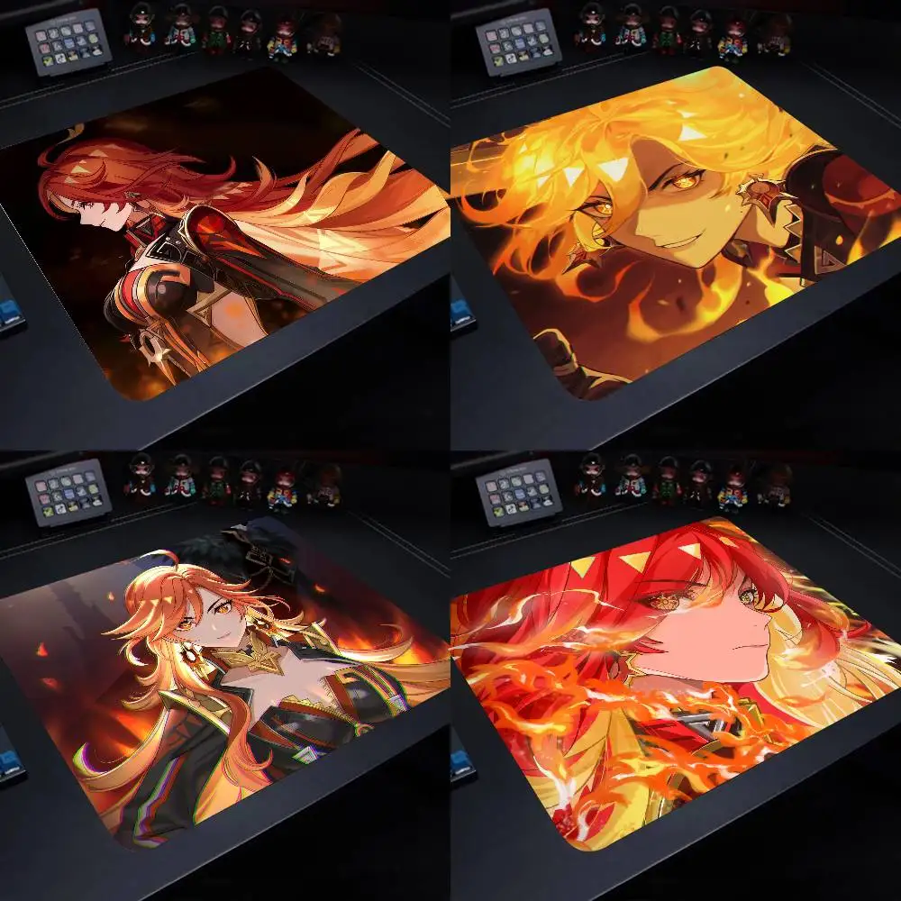 Mavuika Genshin Impact Gaming Mouse Pad XS Small Mousepad For PC Gamer Desktop Decoration Office Mouse Mat Deskmat Rug