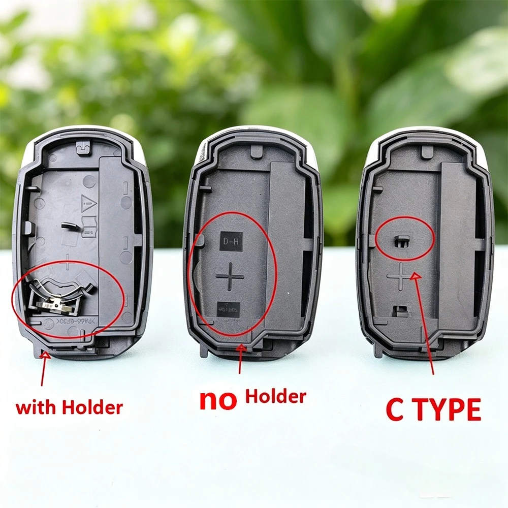 Car Key Fob Case Shell Housing for Hyundai Creta I20 I30 IX35 IX25 Elantra Grandeur Ig Accent Solaris Sonata Palisade Kona Azera