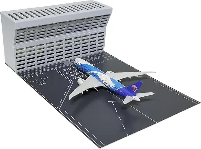 1: 400/200 ジオラマ都市建築モデル鉄道レイアウト航空会社空港ターミナル滑走路建築モデル