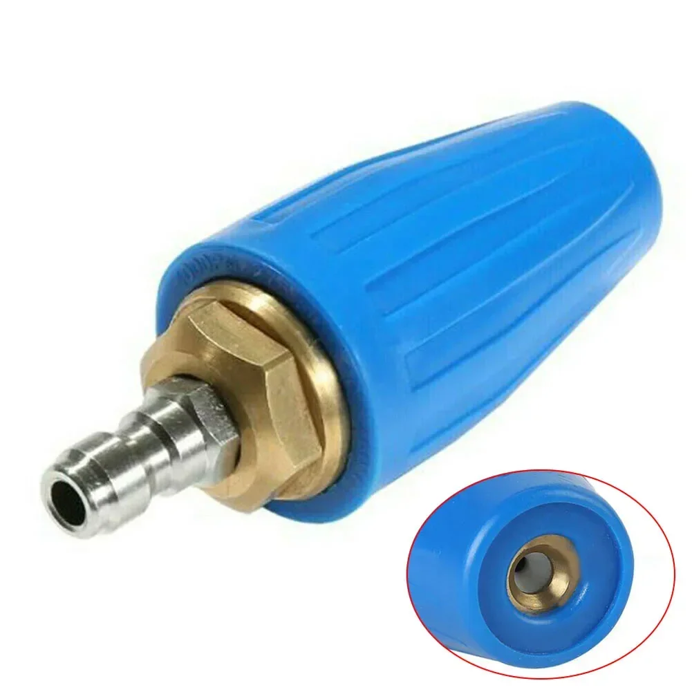 4000PSI High Pressure Washer Turbo Nozzle 360° Spray Tip Sprayer Head 1/4inch Connector For Garden Watering Tools Accessories