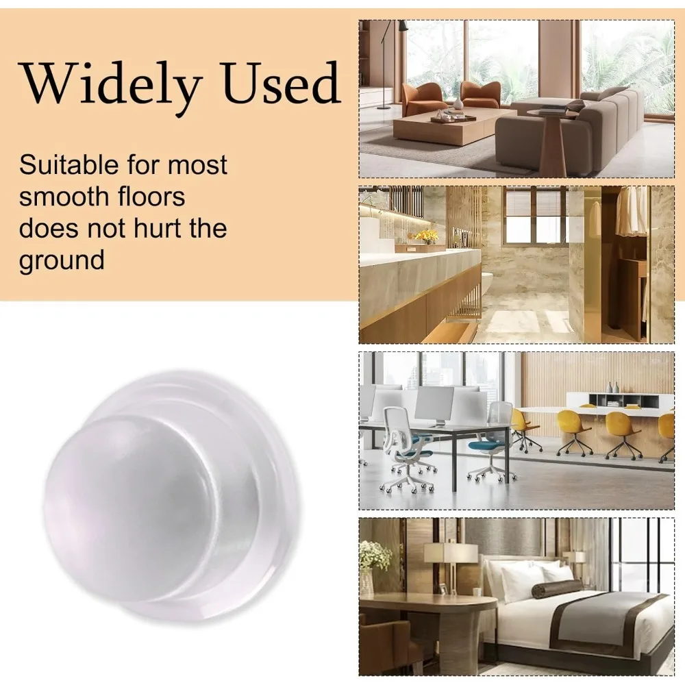 ตัวกันกระแทกประตูซิลิโคน ป้องกันผนัง ที่กันกระแทกมือจับประตูห้องนอน แบบติดเอง ป้องกันการชน อุปกรณ์เสริมเฟอร์นิเจอร์ที่ใช้งานได้จริง