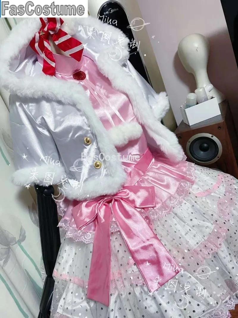 

FasCostume [Customized] Anime Lovelive Yazawa Niko Snow Halation Stage Game Suit Cosplay Costume Lovely Uniform Party Outfit