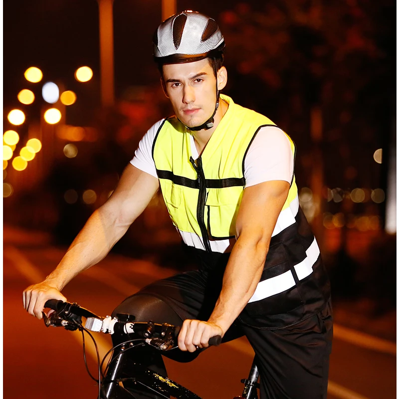 Reflective vest motorcycle safety jacket hi vis jacket workwear