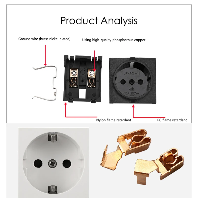 UK FR EU Combination Socket DIY Desktop Power Data Socket Pop up Hidden Table Socket With Wireless Charger USB Type-C Port