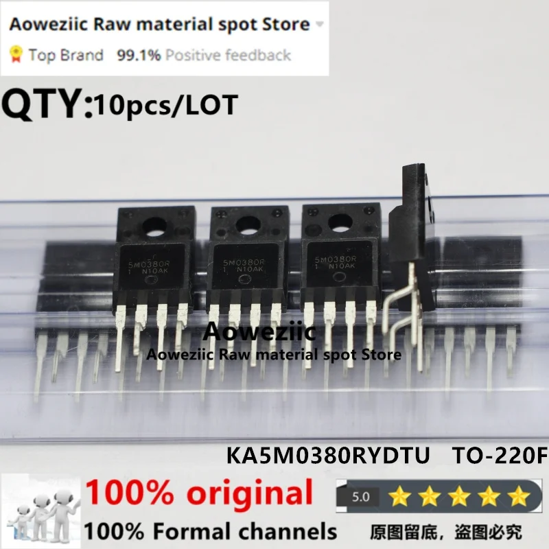 100% New Imported Original KA5M0380RYDTU KA5M0380R 5M0380R KA5L0380RYDTU KA5L0380R 5L0380R KA5H0380RTU KA5H0380R 5H0380R TO-220F