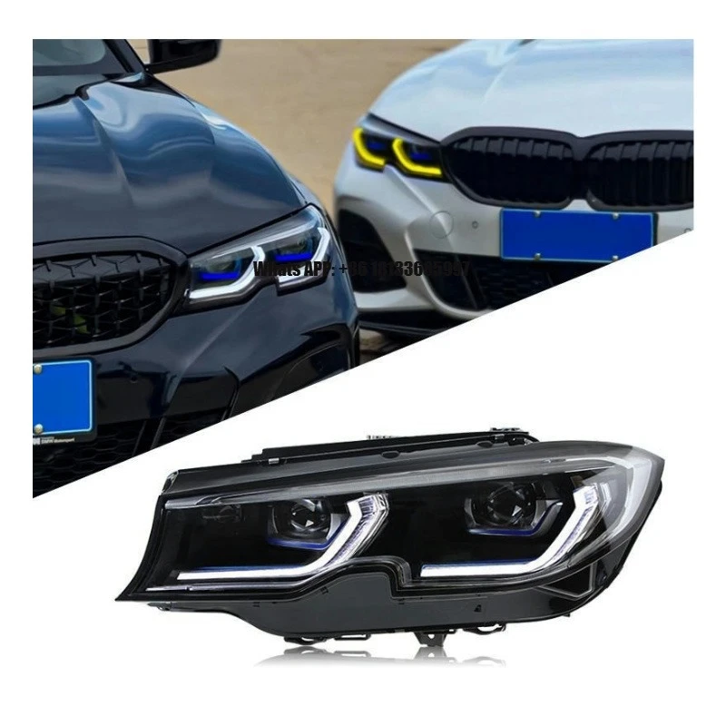 

Модернизированные фары G20 для BMW 3 серии 320i 325i 330i 335i 2018-2022 G28 G20 G80, светодиодные ДХО, модифицированные