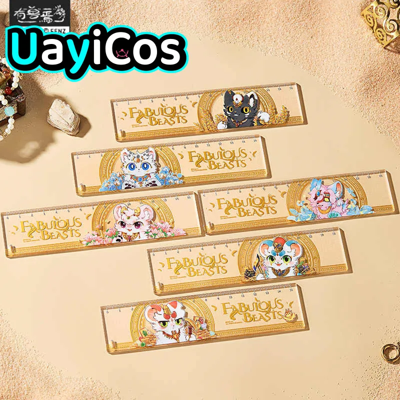 

Official Fabulous Beasts 15cm Acrylic Ruler School Office Supplies Cute Cartoon Straight Ruler Measuring Tool Anime Game Toy K