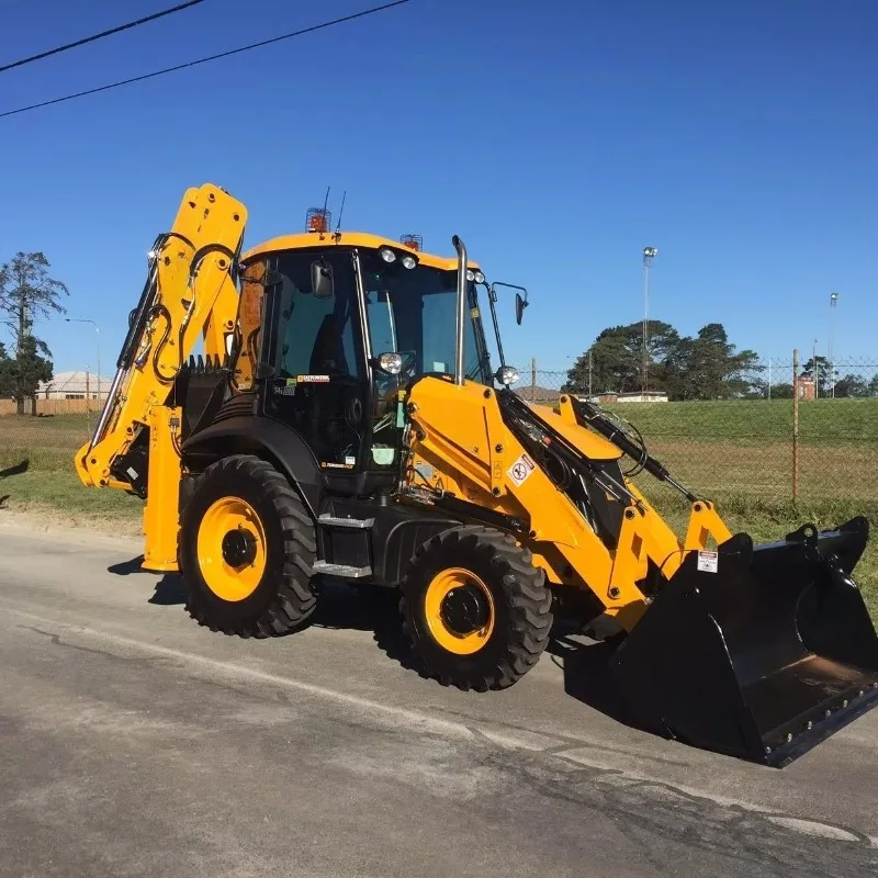 All New  Backhoe Loader 4x4 Diesel CE Euro 5 Compact Loader With Quick Hitch Attachments Farm Construction Work