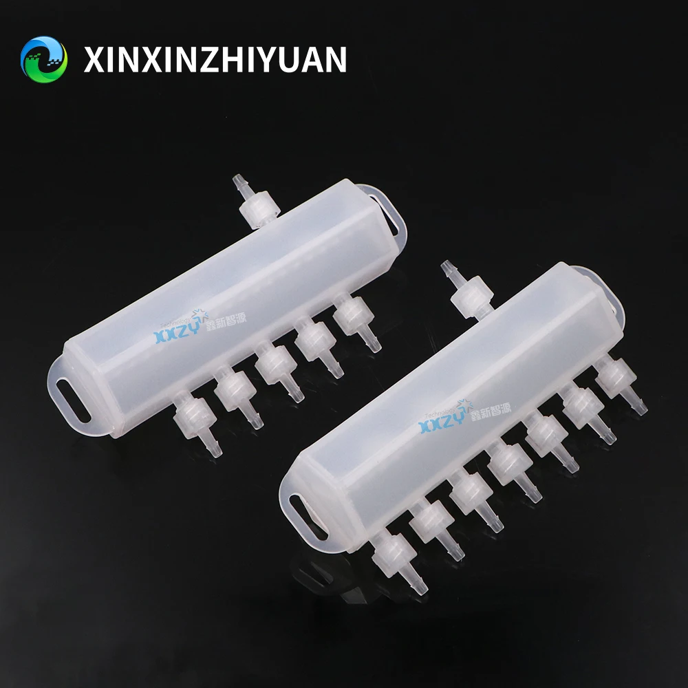 1PC Eco Solvent White Ink Circulation Splitter Diverter Filter for XP600/4720 I3200 Printhead Buffer Bottle DTF DTG UV Printer