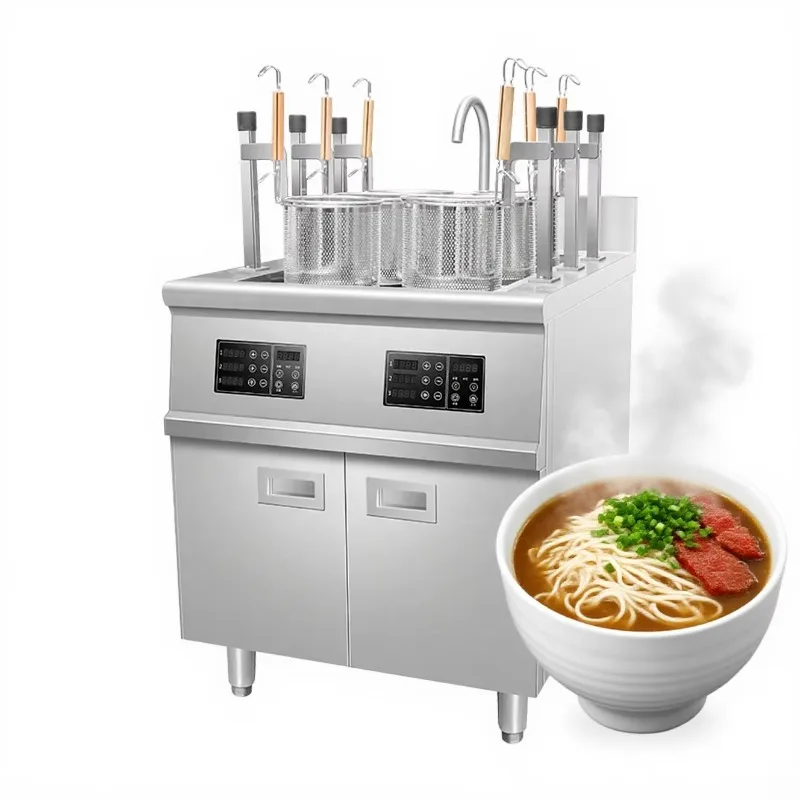 Automatic lifting pasta commercial electric intelligent noodle cooking boiler, restaurant hotel kitchen equipment