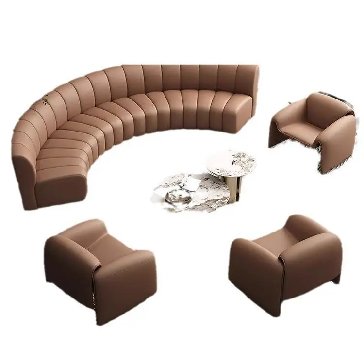 

Nordic Club Sales Office Sofa Combination, Exhibition Hall Hall Reception Negotiation Sofa Hotel Lobby Card