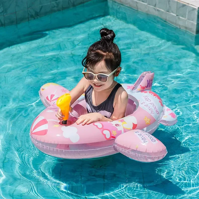 Recommended Products Wholesale Kids Inflatable Pool Float with Water & Airplane Seat New Design for Baby & Kids for Pool