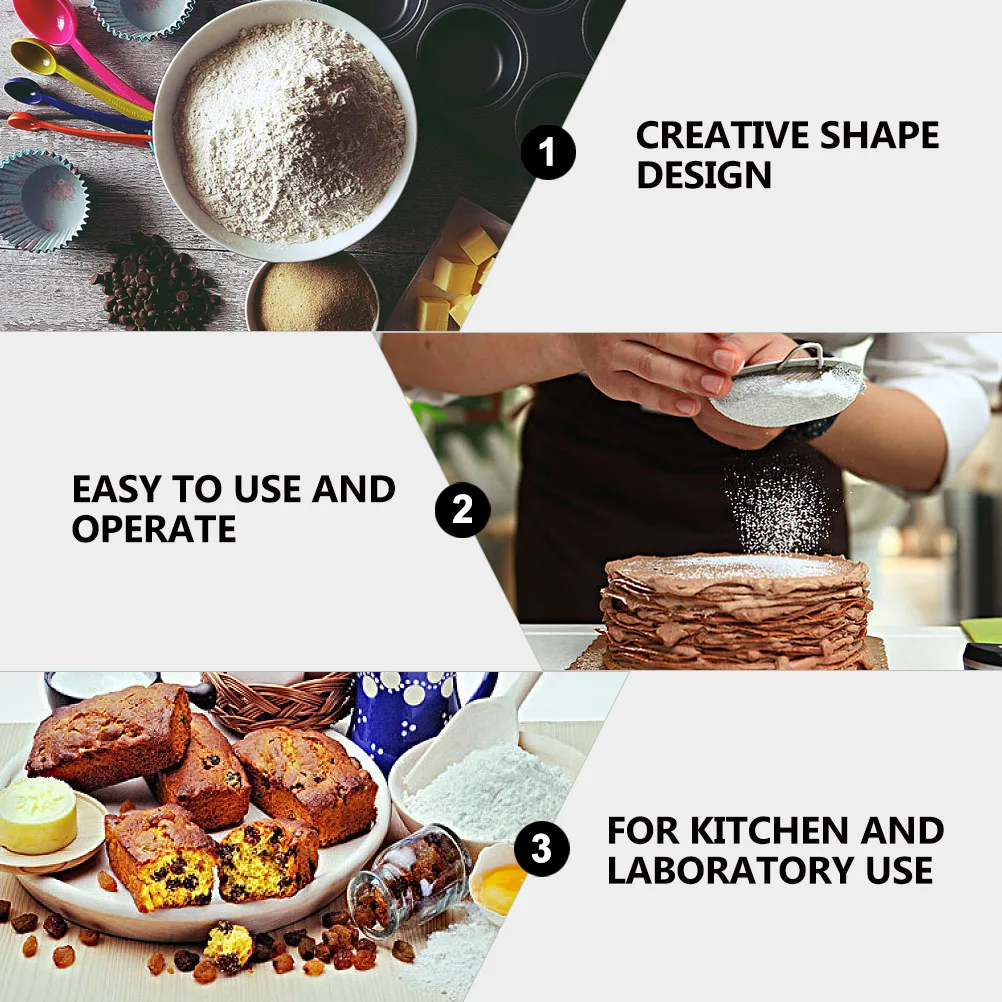 

3Pcs Clear Plastic Measuring Cups Set Easy Read Measuring Cylinders Creative Design Safe for and Kitchen Use