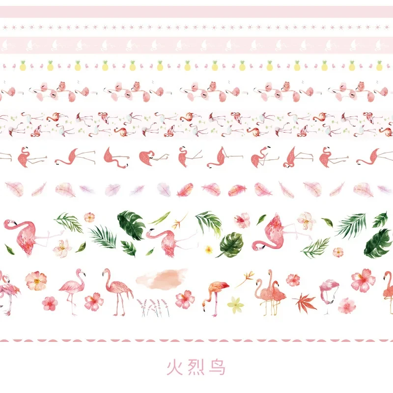Creative Flowing Lan Series and Paper Tape Set Student Cute Clipbook Garbage Magazine School Stationery Art Supplies Decorative