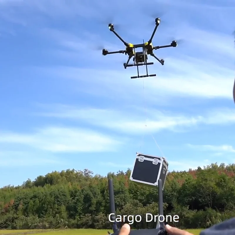 Cargo with dual camera V5  X7  pro food delivery drone