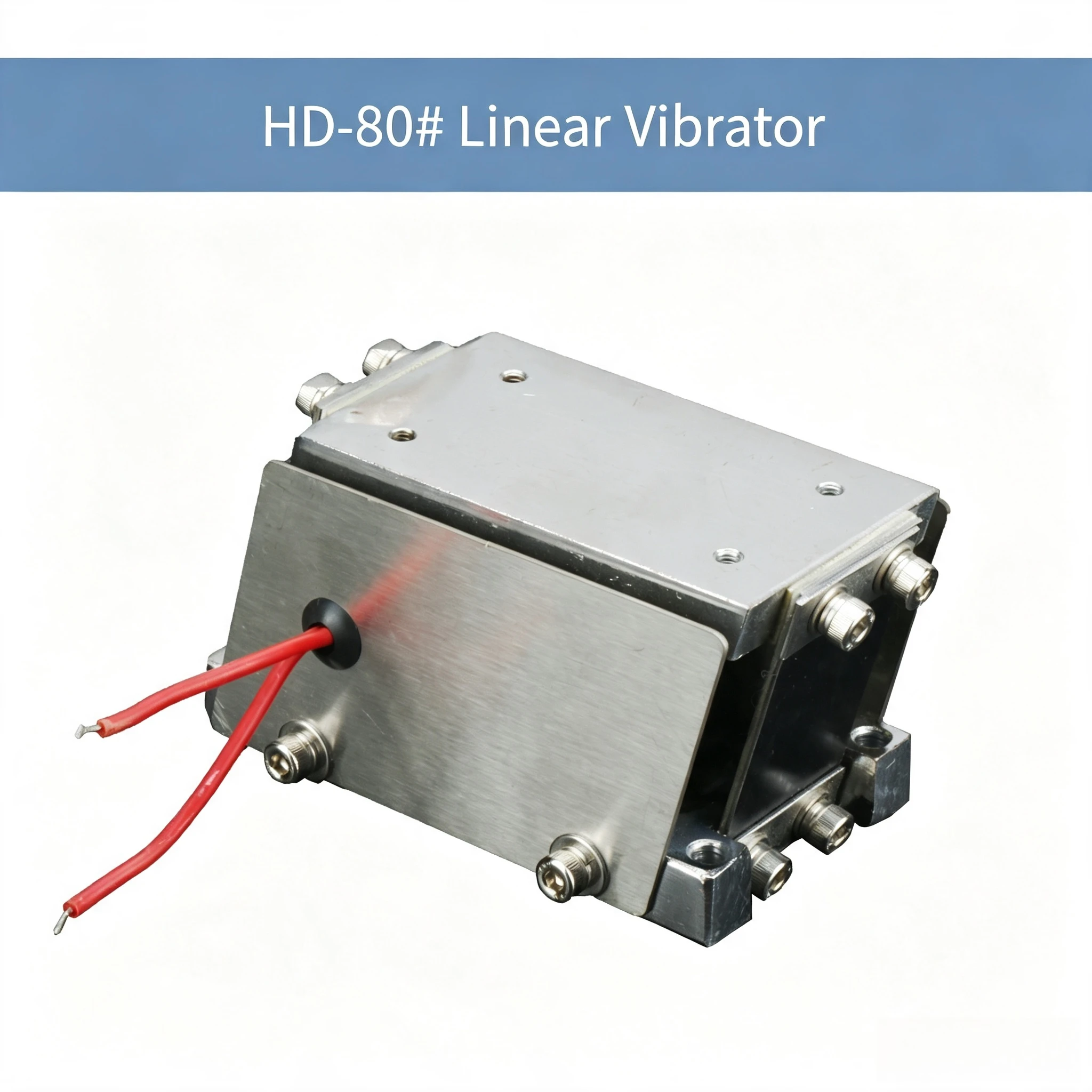Mini HD-80# Linear Vibratory Feeder, Forward Pull & Horizontal Linear Vibrator for Horizontal Material Conveying