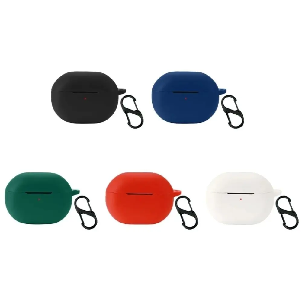 Silicone Bluetooth Earphone Case Anti-drop Dustproof Wireless Earbuds Cover Anti Scratch Soild Color for SoundPEATS Air 4 Pro