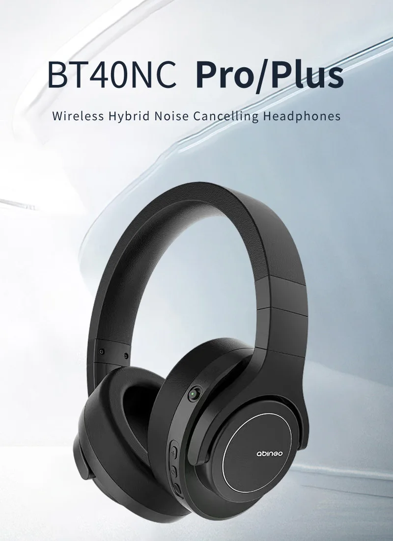 ANC Không Dây Tai Nghe Âm Thanh Nổi Trên Tai Bluetooth 2.4G Kép Không Dây Tai Nghe Phòng Thu Chuyên Nghiệp Màn Hình DJ Headpho