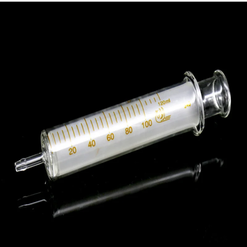 All Size 1ml To 100ml Lab Disposable Glass  Syringe Glass Liquid Syringe Transfer Pipette Without Needle