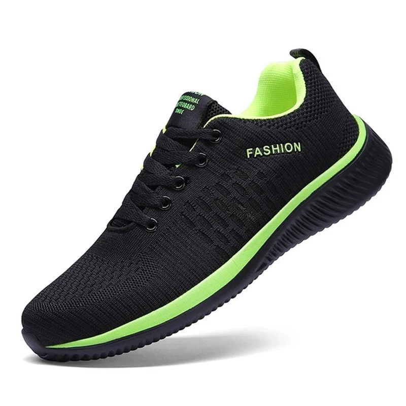 Fashion Men Sneakers Mesh Casual Shoes Lac-up Men Shoes Lightweight Vulcanize Shoe Walking Sneakers Man Running Gym Shoes