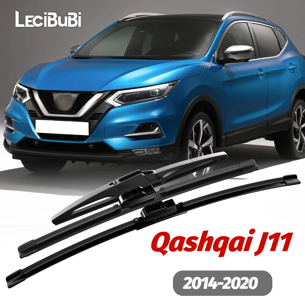 

1set Front & Rear Windshield Wiper Blades Windscreen Wipers For Nissan Qashqai J11 2014-2020 2015 2016 2017 2018 Accessories