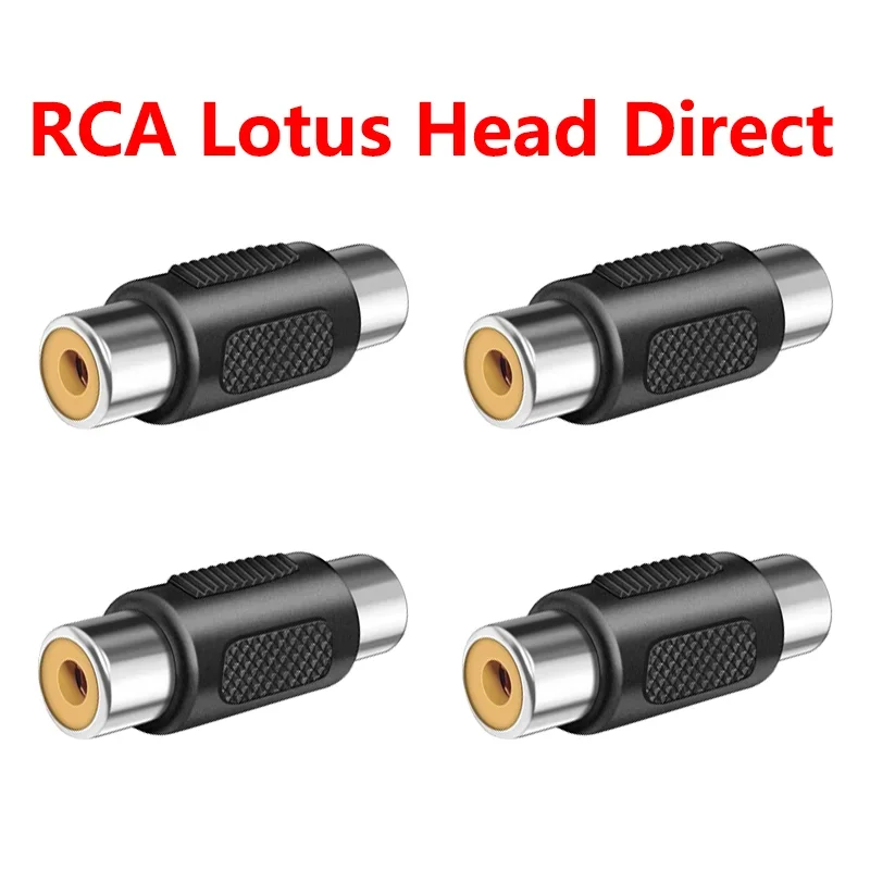 5/20/100PCS RCA Joiner Couplers AV Female to Female F/F Video Audio Adapter CCTV Coupler AV cable Connector