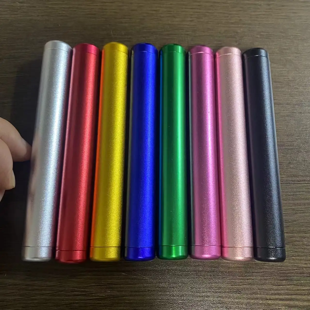 Portable Dispenser Aluminum Cigar Airtight Container Travel Storage Cigarette Holder Smell Proof Waterproof Smoking Accessories