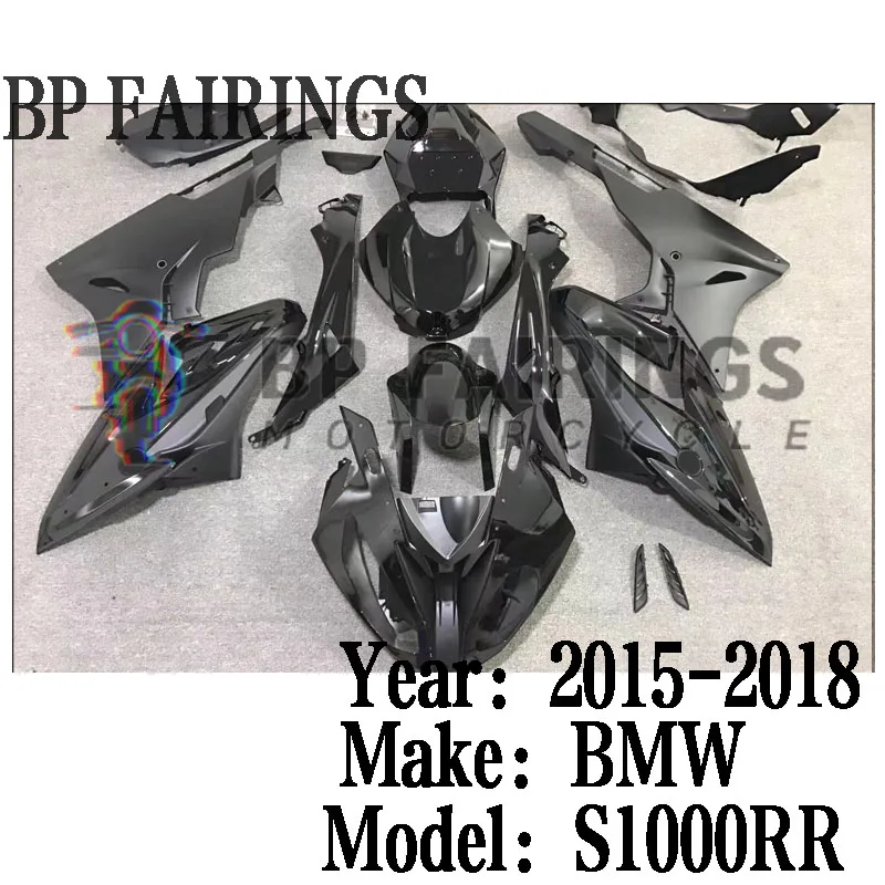 New ABS Motorcycle Fairings Kit Fit For BMW S1000RR 2015 2016 2017 2018 Bodywork Set Black