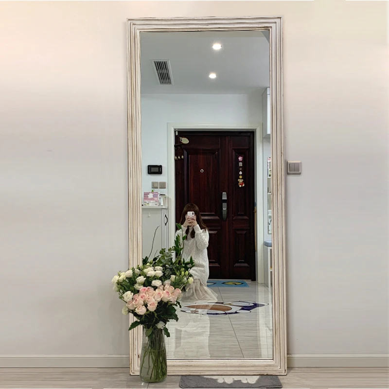 

Full Length Standing Decorative Mirrors Creative Floor Japanese Luxury Decorative Mirrors Bedroom Espejo Pared Decoration Home