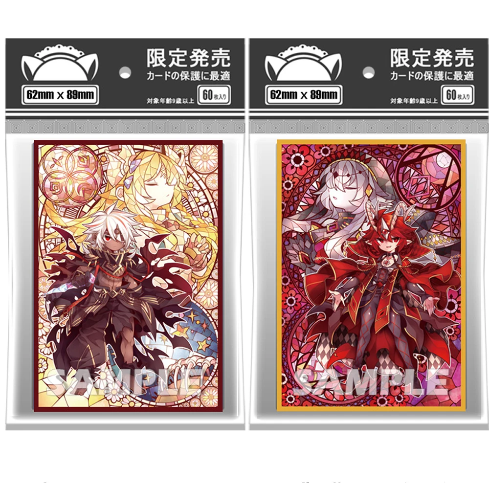 

60PCS Yugioh Dogmatika Ecclesia Red Cartesia the Virtuous Card Sleeves Yu-Gi-Oh! TCG OCG Trading Card Holographic Protector Case