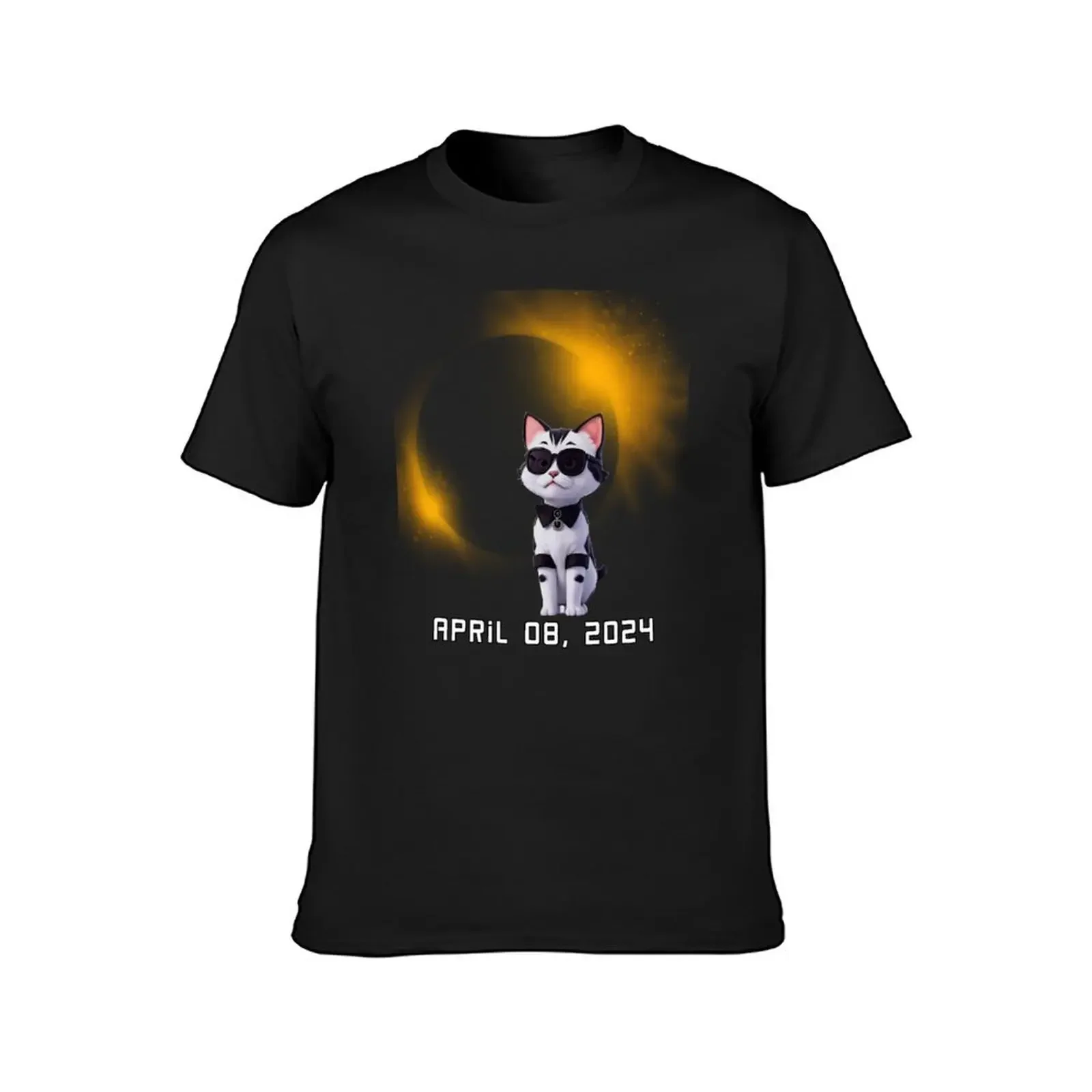 Total Solar Eclipse 4.8.2024 - Solar eclipse 2024 T-Shirt oversized t shirt for a boy shirts graphic t shirt men 100℅ cotton