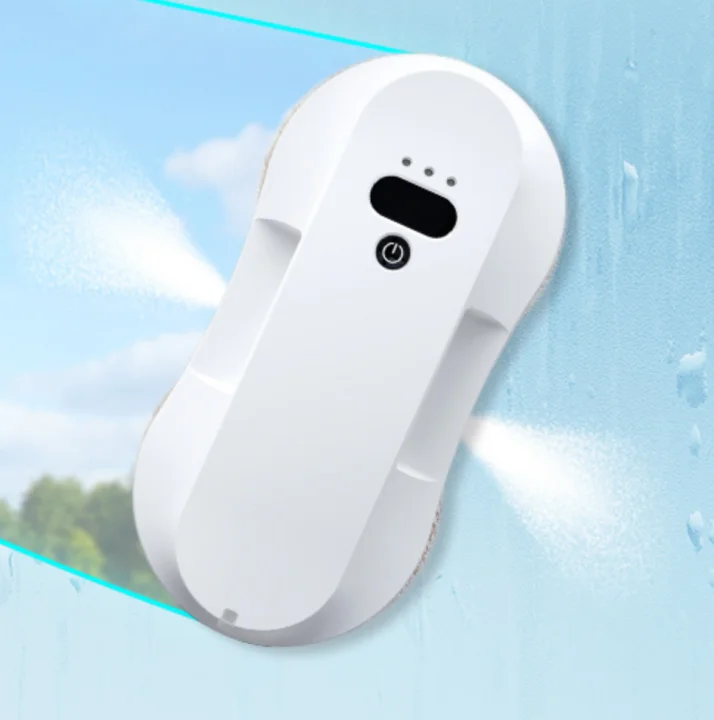 

Best Helper Household Electric Appliances Slim Vacuum Ultrasonic Dual Spray Water Window Cleaning Robot for Christmas Gift