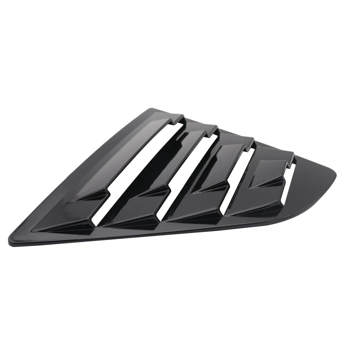 1Pair Quarter Louver Cover Vents Rear Side Window Car Styling for Camry 2018-2021 Generation Black Quarter Louver