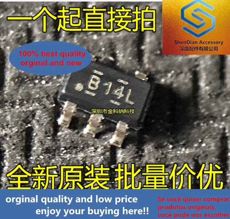 10pcs only orginal new SN74AHCT1G14DBVR printing silk B14L B14 single Schmitt trigger inverter chip SOT23-5