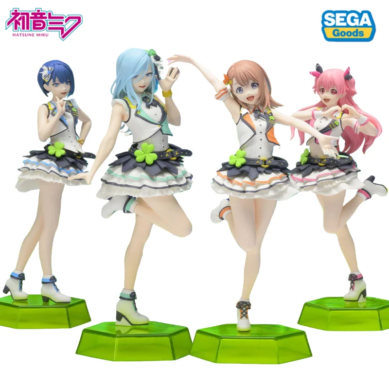 

В наличии Оригинал Sega HATSUNE MIKU: ЦВЕТНАЯ СЦЕНА! Hinomori Shizuku Hanasato Minori аниме фигурка настольные украшения игрушки подарки