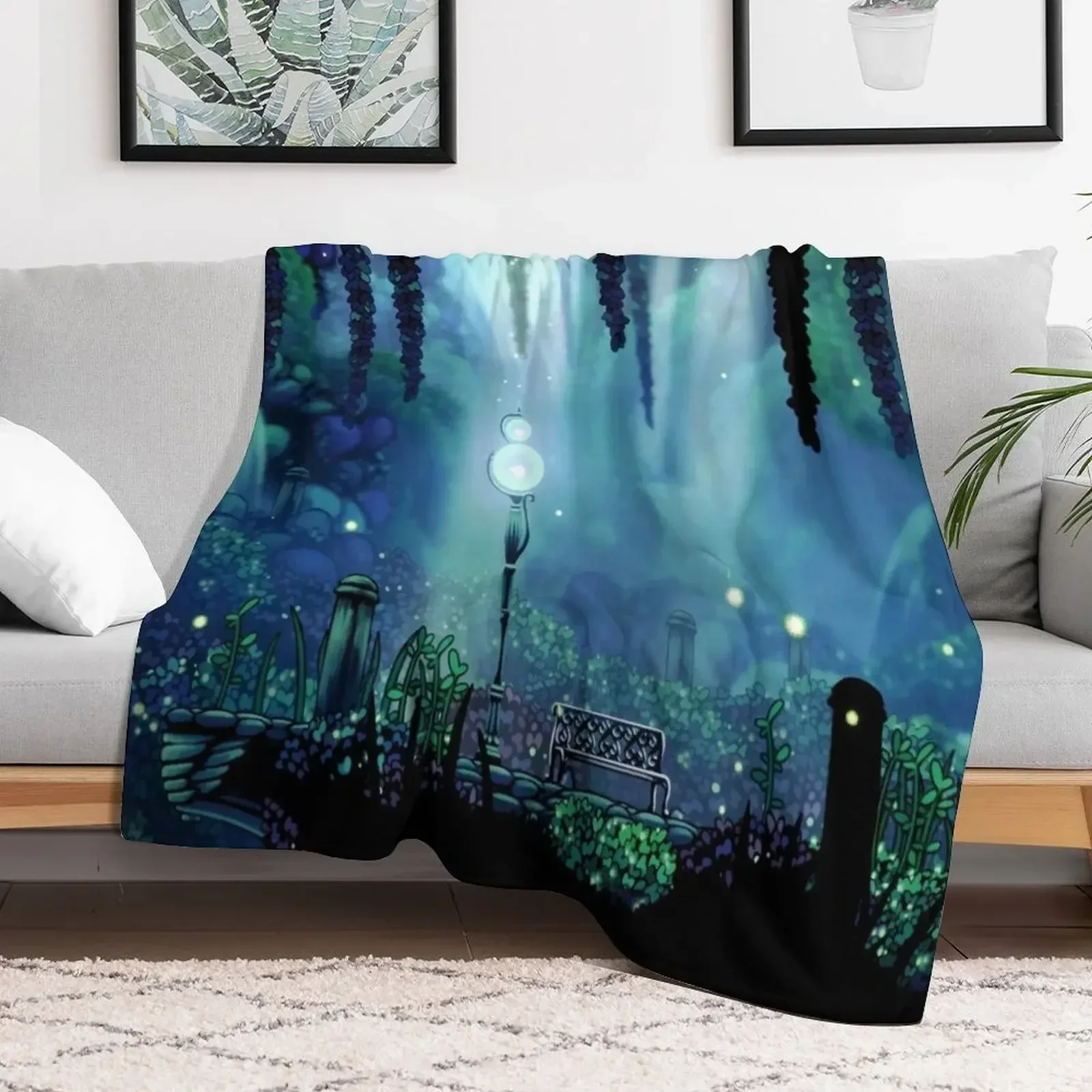 

Hollow Knight Greenpath Throw Blanket Luxury Sofa Throw Retros Blankets For Bed Blankets