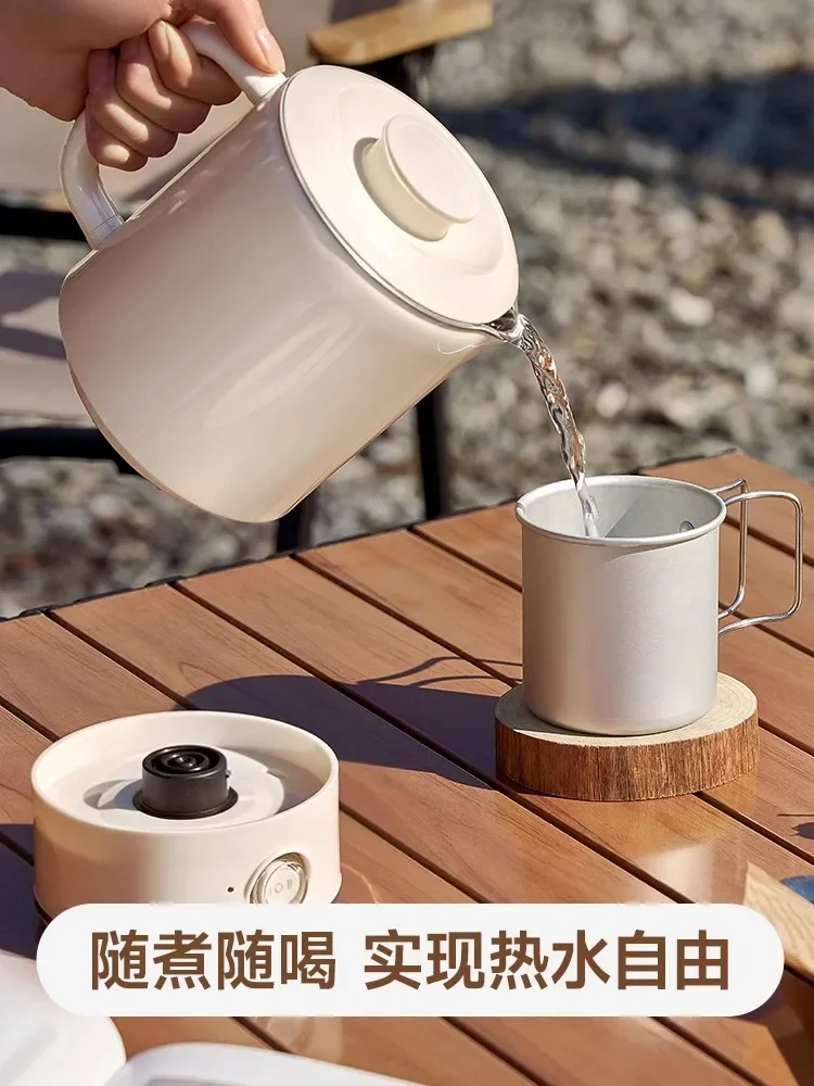 Складной электрический чайник 220 В - компактный и портативный для домашнего общежития, путешествий, чайник с автоматическим отключением из нержавеющей стали