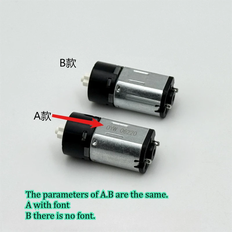 Micro GP12-N20 Mini Plastic Gear Precision Planetary Reduction Motor DC 1.5V 3.7V 5V 100RPM 12mm*10mm Cross Shaft DIY Robot Toy