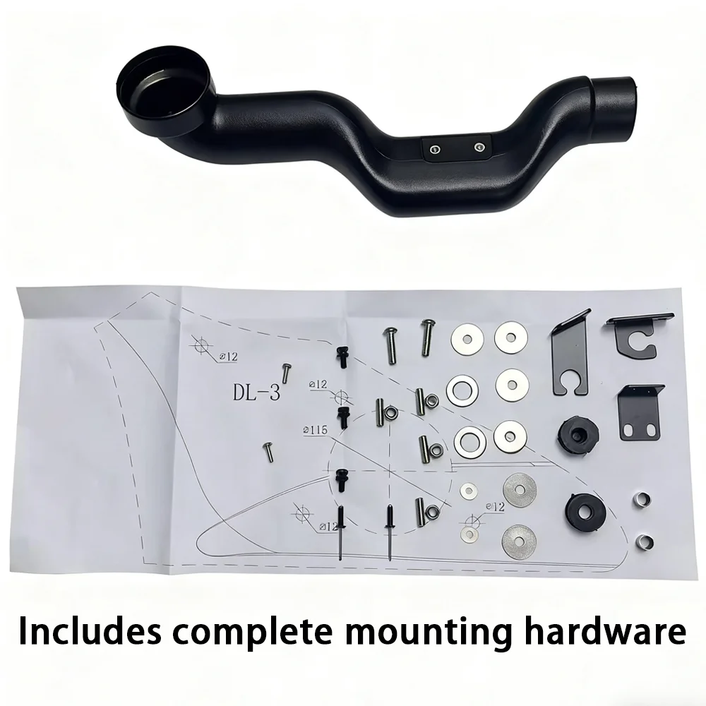 Kit de snorkel para Mitsubishi Triton L200 2024 2025 LLDPE, snorkel de entrada de aire todoterreno 4x4, accesorios para coche