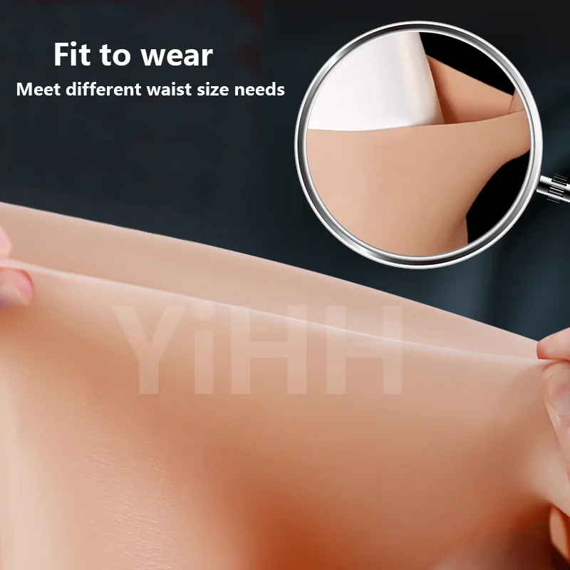 Wearable Dildo For Men Women Realistic Hollow Penis Erotic Underpants Integrated Penis Pants Silicone Sexy Toy for Couples Adult