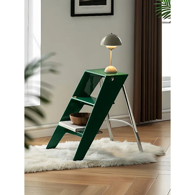 

Japanese household ladder folding indoor herringbone ladder multi-functional storage three-step ladder